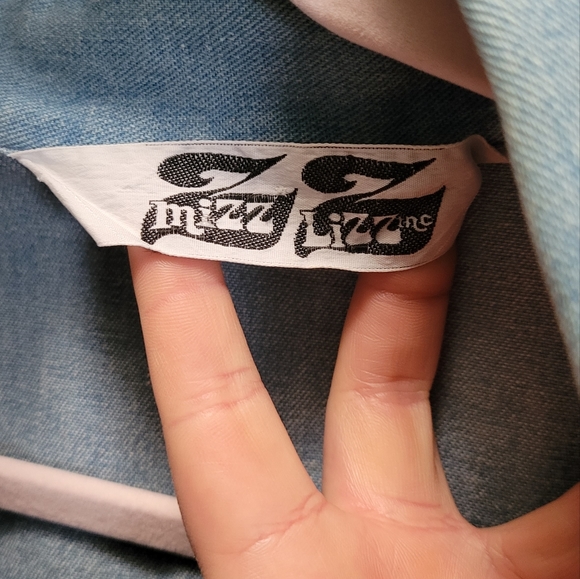 Vintage Mizz Lizz Denim Button Up Dress/Jacket - Picture 4 of 4